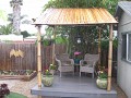 Craftsman Residence - Raised Bamboo Seating Area